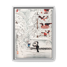 Snow at Asakusa, Yedo, Musashi Province print in high resolution by Hiroaki Takahashi (1871–1945) - NOMADEN ART GALLERY