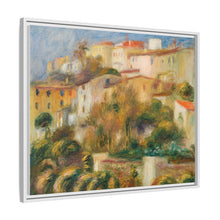 Casas en una colina (Groupe de maisons sur un coteau) de Pierre Auguste Renoir 