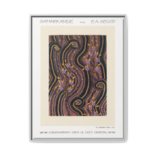 Art Deco Flower pattern pochoir print in oriental style - NOMADEN ART GALLERY