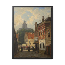 Dutch Street Scene (c. 1850–55) by Cornelis Springer - NOMADEN ART GALLERY