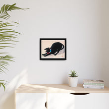 Black Cat Hissing 20th century print in high resolution by Hiroaki Takahashi