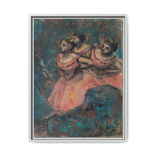 Three Dancers in Red Costume (1896) by Edgar Degas - NOMADEN ART GALLERY
