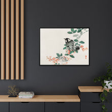 Black-capped chickadee by Kōno Bairei (1844-1895)
