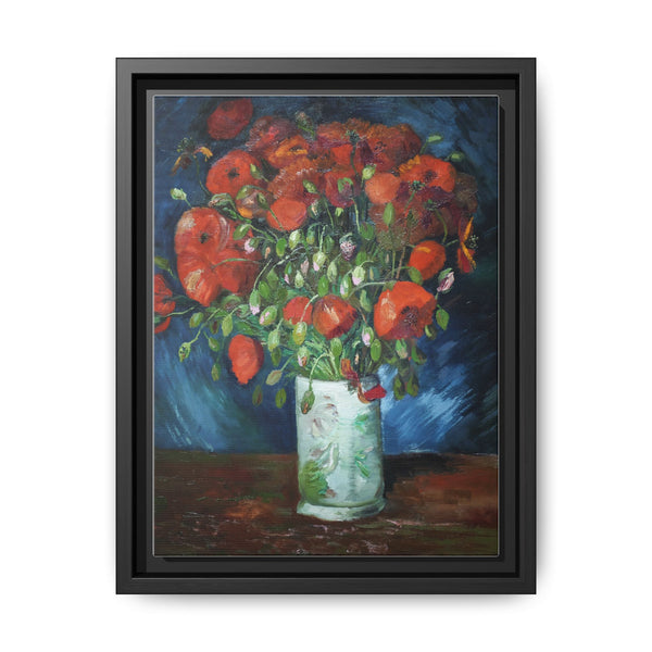 Vincent van Gogh's Vase with Poppies (1886) - NOMADEN ART GALLERY
