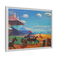 Race Track (1908–1909) vintage painting by William James Glackens