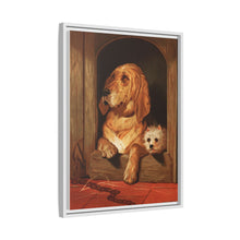 Dignity and Impudence by Sir Edwin Landseer (1877), Landseer’s dog painting of a bloodhound and a terrier - NOMADEN ART GALLERY