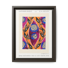 Flower pochoir pattern in Art Nouveau oriental style - NOMADEN ART GALLERY