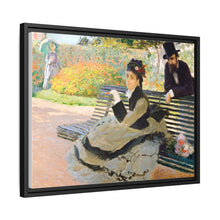 Camille Monet (1847–1879) on a Garden Bench (1873) by Claude Monet - NOMADEN ART GALLERY