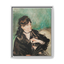 Portrait of Berthe Morisot with a Fan (1874) by Édouard Manet. - NOMADEN ART GALLERY