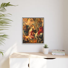 The martyrdom of Saint Apollonia. Oil painting after Jacob Jordaens.
