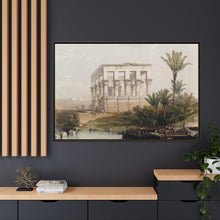 The hypaethral temple at Philae called the Bed of Pharaoh illustration by David Roberts (1796–1864)