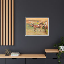 Caballos de carreras (ca. 1885-1888) de Edgar Degas 
