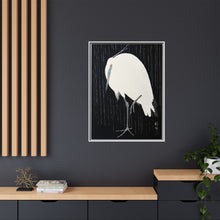 Egret in the rain (1925 - 1936) by Ohara Koson