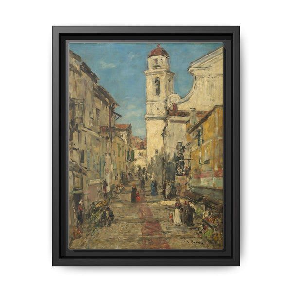 Villefranche (c. 1892) by Eugène Boudin - NOMADEN ART GALLERY