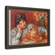 Lección de escritura (La Leçon d'écriture) (1905) de Pierre-Auguste Renoir. 