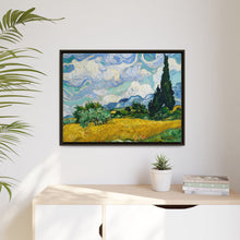 Vincent Van Gogh's Wheat Field with Cypresses (1889). Famous painting, original from the MET Museum - NOMADEN ART GALLERY