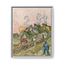 Houses and Figure by Vincent van Gogh - NOMADEN ART GALLERY
