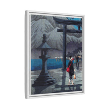 Impresión en alta resolución del lago Hakone a la luz de la luna (ca. 1925-1926) de Hiroaki Takahashi. 
