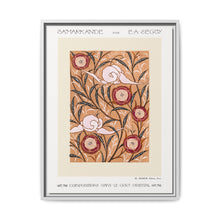 Art Nouveau Flower pattern stencil print in oriental style - NOMADEN ART GALLERY