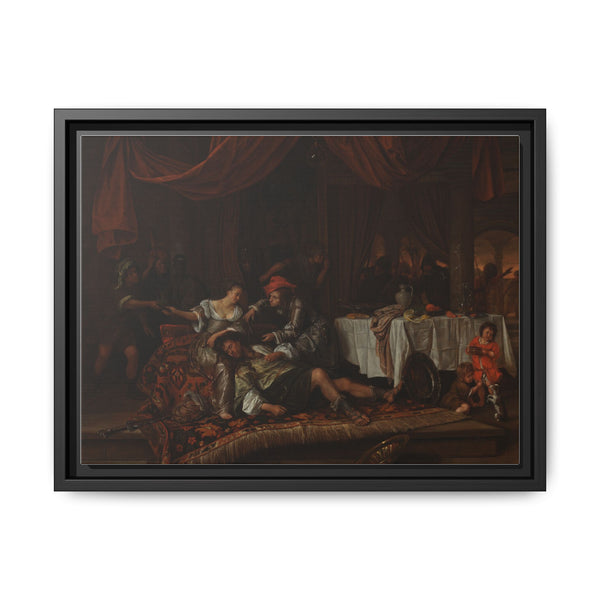 Samson and Delilah by Jan Havicksz Steen - NOMADEN ART GALLERY