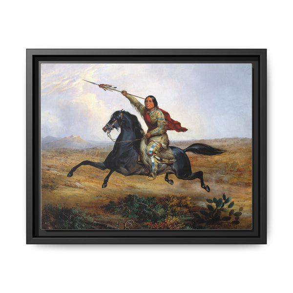 Ko-rak-koo-kiss, a Towoccono Warrior (1844), vintage man illustration by John Mix Stanley - NOMADEN ART GALLERY