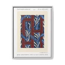 Art Nouveau Flower pattern pochoir print in oriental style. Original from our own 1914 edition of Samarkande - NOMADEN ART GALLERY