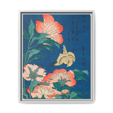 Katsushika Hokusai's peonies and canary (1834) - NOMADEN ART GALLERY