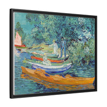 Vincent van Gogh's Bank of the Oise at Auvers (1890) famous painting from the Detroit Institute of Arts. - NOMADEN ART GALLERY