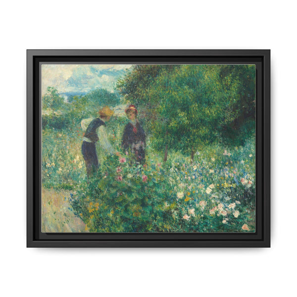 Picking Flowers (1875) by Pierre-Auguste Renoir - NOMADEN ART GALLERY