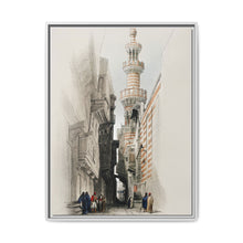 The minaret of the Mosque The Rhamree illustration by David Roberts (1796–1864). - NOMADEN ART GALLERY