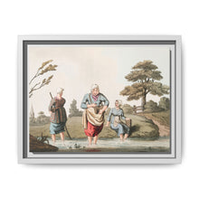 Illustration of leech finders from The Costume of Yorkshire (1814) by George Walker - NOMADEN ART GALLERY