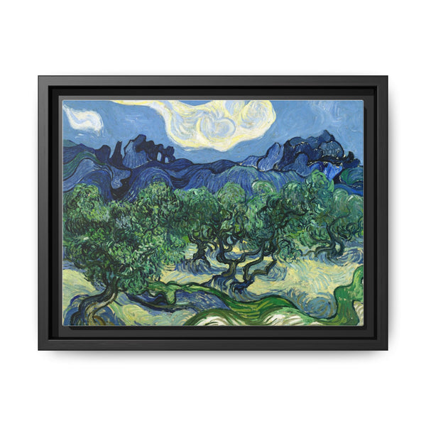 Vincent van Gogh's Olive Trees with the Alpilles in the Background (1889) - NOMADEN ART GALLERY