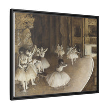 Ballet Rehearsal on Stage (1874) by Edgar Degas