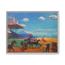 Race Track (1908–1909) vintage painting by William James Glackens - NOMADEN ART GALLERY