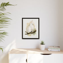 Goffin's Cockatoo (Cacatua goffiniana) colored wood-engraved plate by Alexander Francis Lydon.