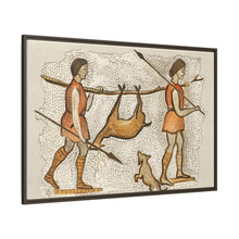 Hunter-Gatherer Mosaic: Vintage Encyclopaedia Art (1891)