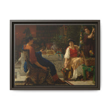 Preparations for the Festivities (The Floral Wreath) (1866) by Sir Lawrence Alma Tadema - NOMADEN ART GALLERY