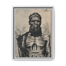 A shaman or medicine man with extensive body painting, Worgaia, Central Australia - NOMADEN ART GALLERY