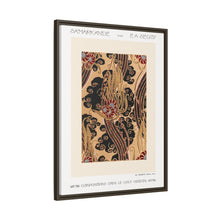 Flower pattern Art Deco stencil print in oriental style. Original from our own 1914 edition of Samarkande