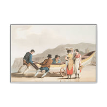 Illustration of fishermen from The Costume of Yorkshire (1814) by George Walker - NOMADEN ART GALLERY