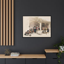 The coffee shop illustration by David Roberts (1796–1864)