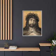Christ as the Man of Sorrows. Colour lithograph by N.J. Strixner, 1818, after Q. Matsys.