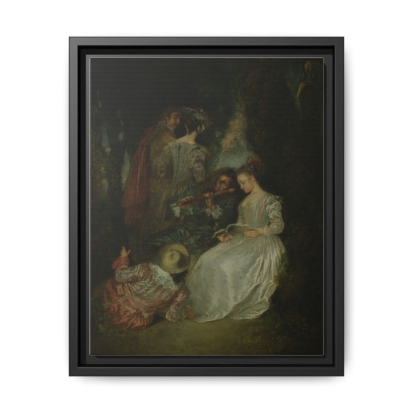 The Perfect Accord by Jean Antoine Watteau - NOMADEN ART GALLERY