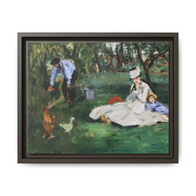 The Monet Family in Their Garden at Argenteuil (1874) by Édouard Manet - NOMADEN ART GALLERY