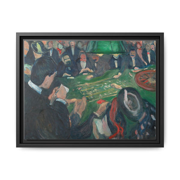 Edvard Munch's At the Roulette Table in Monte Carlo (1892) - NOMADEN ART GALLERY
