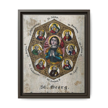 Saint George and Saint Antony of Padua, Saint Catherine of Alexandria, Saint Peter the Apostle, Saint Philomena, Saint Anne, Saint Barbara, Saint John the Baptist and Saint Agnes - NOMADEN ART GALLERY