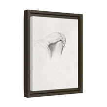 La mano de Poussin, según Ingres (ca. 1875-1877) de Georges Seurat