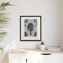 Estampado pochoir con estampado de pájaros Art Nouveau en estilo oriental