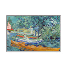Vincent van Gogh's Bank of the Oise at Auvers (1890) famous painting from the Detroit Institute of Arts. - NOMADEN ART GALLERY