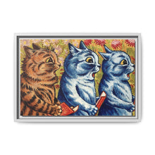 Three cats singing. Gouache by Louis Wain, 1925/1939 - NOMADEN ART GALLERY